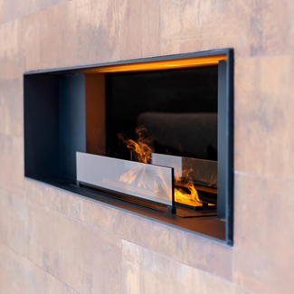 Elektrofeuer Hybrid Mist Glasscheibe